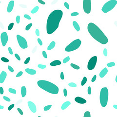 Seamless pattern with hand drawn colorful scattered confetti spots.