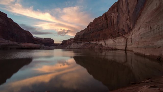 Time Lapse at Sunrise from Lake Powell