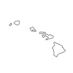 map of the U.S. state Hawaii
