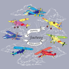 Backgr Colored Airplanes-15