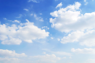 Obraz na płótnie Canvas clouds background.white fluffy clouds in the blue sky.Nice white cloud on the sky