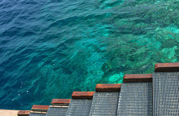 Stairs in to the Deep Ocean