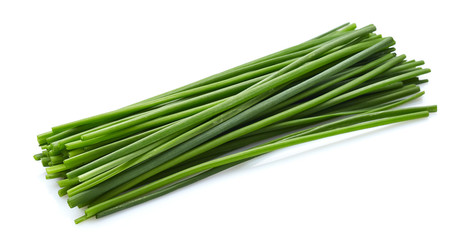 Chives spice on a white background