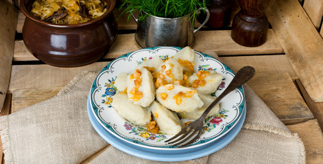 silesian gray potato dumplings