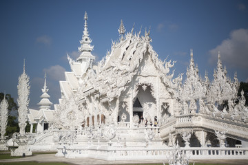 THAILAND CHIANG RAI WAT RONG KHUN WHITE TEMPLE