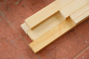 Pine wood for making furniture