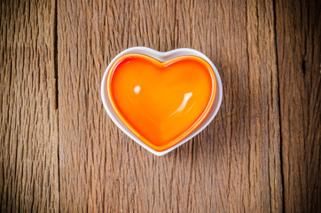 heart shape porcelain bowl