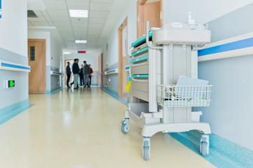 Corridor in the hospital
