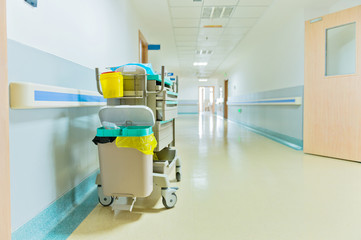 Corridor in the hospital