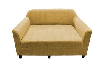 Luxury sofa isolated.