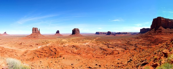 Traumhafte Panorama Aussicht im Monument Valley