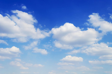 clouds background.white fluffy clouds in the blue sky.Nice white cloud on the sky