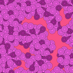 Vector Abstract Graphic Seamless Pattern. Modern Stylish Texture in bright colors.