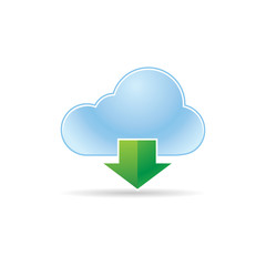 Color Icon - Cloud storage