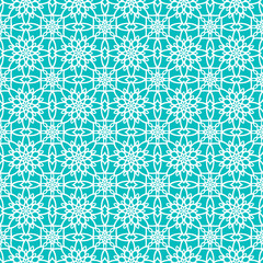 Abstract Seamless Pattern. Vintage Geometric East Ornament Pattern. Islamic, Arabic, Indian