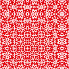 Abstract Seamless Pattern. Vintage Geometric East Ornament Pattern. 