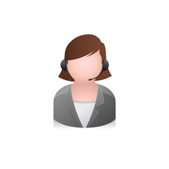 Color Icon - Female receptionist