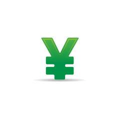 Obraz premium Color Icon - Japan Yen symbol
