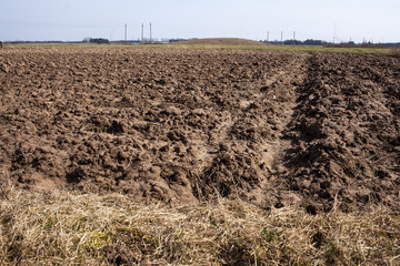 Plowed land