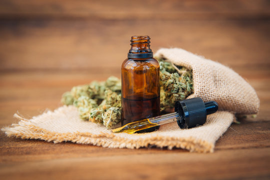 Weed, Medical Marijuana Grunge Detail 