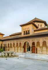 Fototapeta na wymiar Court of the Lions, Alhambra, Granada