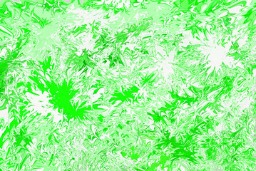 Digital blurred light green background with spread liquify flow for design