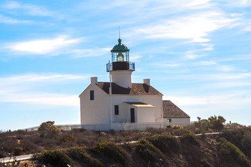 Fototapeta na wymiar Old Point Loma Lighthouse