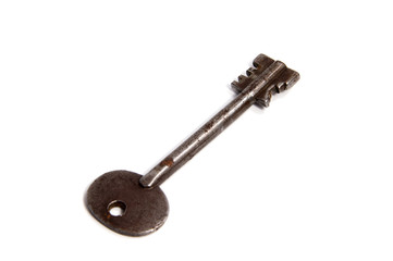 the key for the house isolated on white background