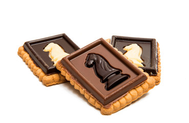 Fresh american cookies. chocolate cookies