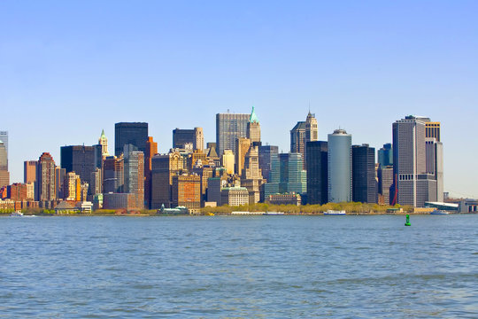 Manhattan. New York City skyline