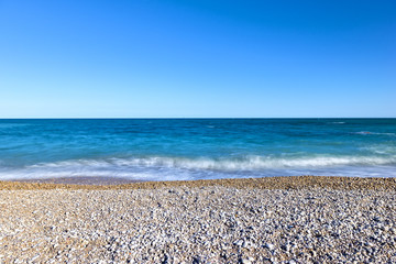 The Coast of Vinaroz in Castellon, Spain
