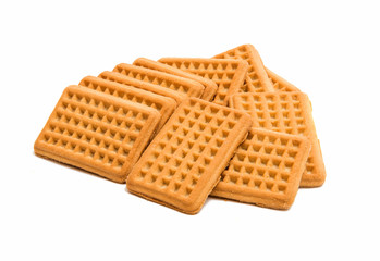 Butter biscuits isolated