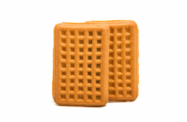 Butter biscuits isolated