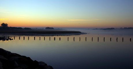 Fototapeta premium Sunrise. Silent Place