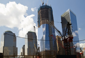 Construction on World Trade Center — Ground Zero