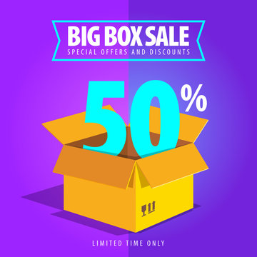 Big box sale, special offers and discounts