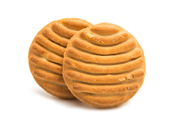 Butter biscuits isolated