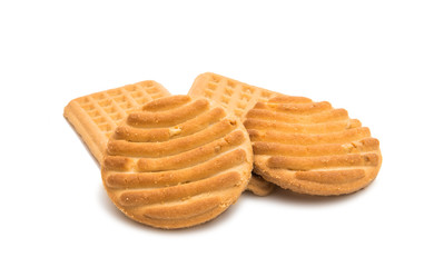 Butter biscuits isolated