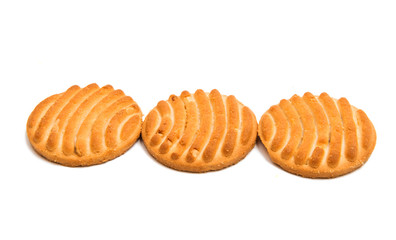 Butter biscuits isolated
