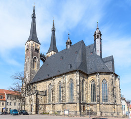 Fototapeta na wymiar Kirche St. Jakob in Köthen (Sachsen-Anhalt)