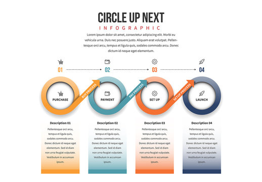 Circle Chain Infographic 9
