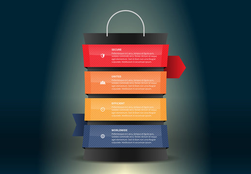 Shopping Bag Infographic