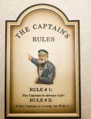 The Captain's rules