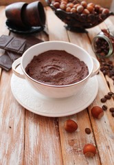 Chocolate hummus, dessert