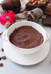 Chocolate hummus, dessert