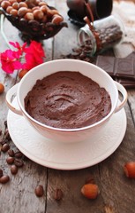 Chocolate hummus, dessert