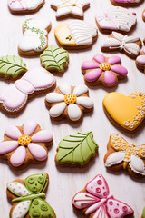Sweet holiday gingerbreads