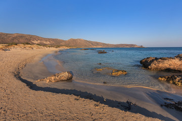 Elafonisi  beach. Crete, Greece