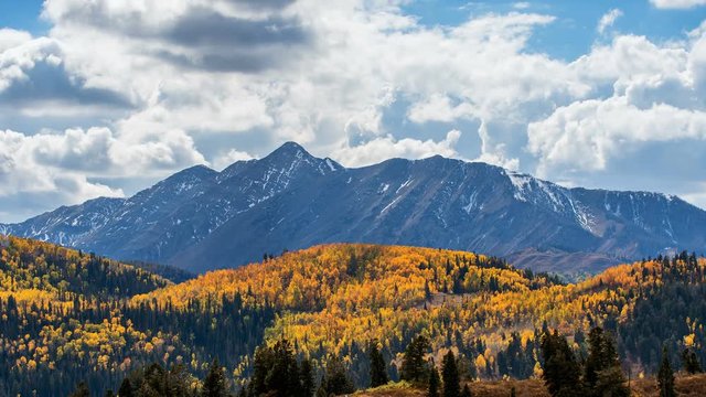 Time lapse of Mount Nebo during Fall