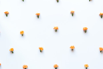 Orange Flowers Pattern
